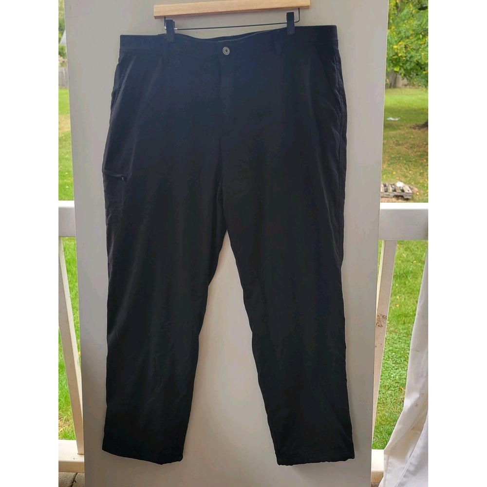 Gerry Men's Lined Pant Venture Fleece Warm Stretch Comfort‎ Black 40x30